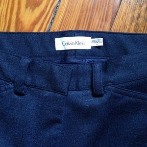 Calvin Klein Pants, Navy Heather, Sz 4